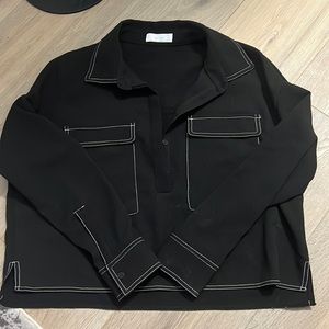 Oak and fort boxy blouse